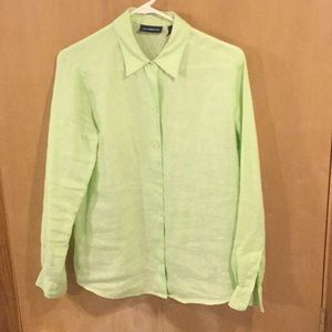 Liz Claiborne Shirt Linen Button Down